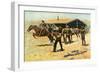 The Coming and Going of the Pony Express-Frederic Sackrider Remington-Framed Art Print