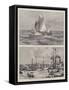 The Coming Contest for the America Cup-Charles Edward Dixon-Framed Stretched Canvas