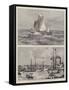 The Coming Contest for the America Cup-Charles Edward Dixon-Framed Stretched Canvas