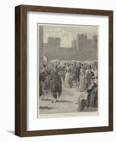 The Coming of Age of Lord Warkworth, the Garden-Party at Alnwick Castle-John Charlton-Framed Giclee Print