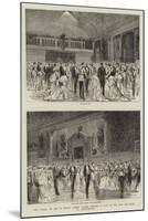 The Coming of Age of Prince Albert Victor Edward, a Ball in the New Ball-Room at Sandringham-null-Mounted Giclee Print