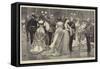 The Coming of Age of Prince Albert Victor Edward of Wales, the Ball at Sandringham-Richard Caton Woodville II-Framed Stretched Canvas