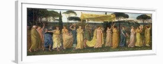 The Coming of May, 1873-Walter Crane-Framed Premium Giclee Print