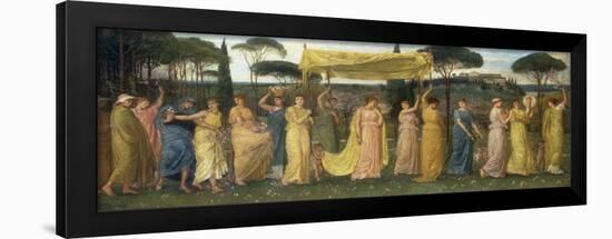 The Coming of May, 1873-Walter Crane-Framed Giclee Print