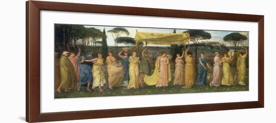 The Coming of May, 1873-Walter Crane-Framed Giclee Print