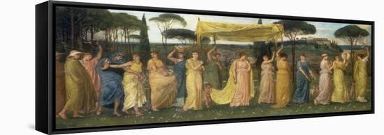 The Coming of May, 1873-Walter Crane-Framed Stretched Canvas