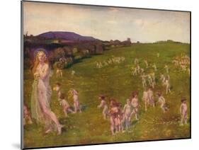 The Coming of Spring, 1913-Charles Sims-Mounted Giclee Print
