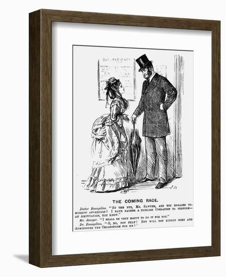 The Coming Race, 1872-George Du Maurier-Framed Giclee Print