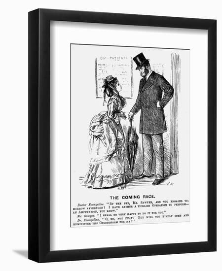 The Coming Race, 1872-George Du Maurier-Framed Giclee Print