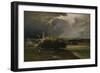 The Coming Storm, C.1879 (Oil on Canvas)-George Snr Inness-Framed Giclee Print