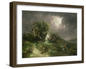 The Coming Storm, Isle of Wight, 1789-George Morland-Framed Giclee Print