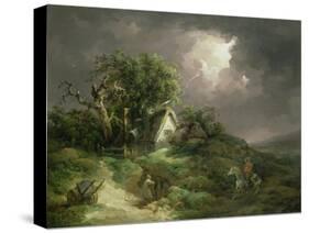 The Coming Storm, Isle of Wight, 1789-George Morland-Stretched Canvas