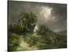 The Coming Storm, Isle of Wight, 1789-George Morland-Stretched Canvas