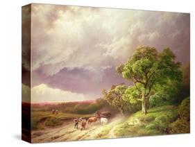 The Coming Storm-Barend Cornelis Koekkoek-Stretched Canvas