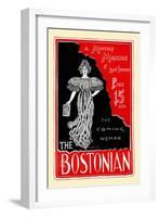 The Coming Woman, the Bostonian-null-Framed Art Print