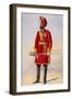 The Commandant of the Bharatpur Infantry, Illustration for 'Armies of India' by Major G.F.…-Alfred Crowdy Lovett-Framed Giclee Print