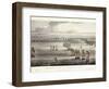 The Commencement of the Battle of Trafalgar, October 21st 1805, 1817-Thomas Whitcombe-Framed Giclee Print