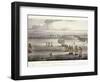 The Commencement of the Battle of Trafalgar, October 21st 1805, 1817-Thomas Whitcombe-Framed Giclee Print