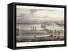 The Commencement of the Battle of Trafalgar, October 21st 1805, 1817-Thomas Whitcombe-Framed Stretched Canvas