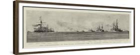 The Commencement of the Naval Manoeuvres, the A Squadron Cruising Off the Lizard-William Lionel Wyllie-Framed Premium Giclee Print
