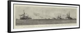 The Commencement of the Naval Manoeuvres, the A Squadron Cruising Off the Lizard-William Lionel Wyllie-Framed Premium Giclee Print