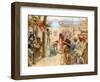 The commerce of King Solomon - Bible-William Brassey Hole-Framed Giclee Print