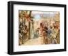 The commerce of King Solomon - Bible-William Brassey Hole-Framed Giclee Print