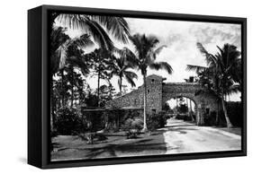 The Commercial Entrance, Miami, May 9Th, 1925-null-Framed Stretched Canvas