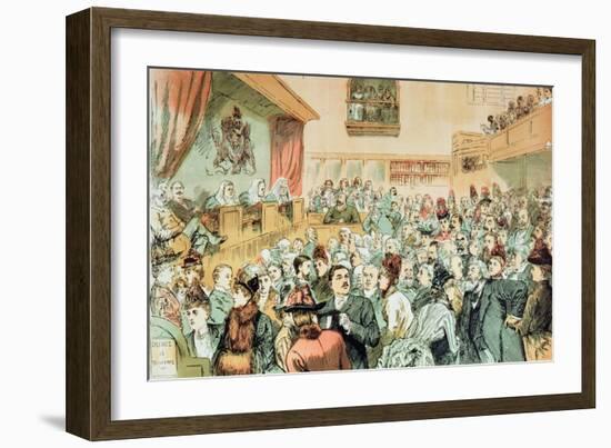 The Commission on Society, from 'St. Stephen's Review Royal Commission Number, Christmas, 1888-Tom Merry-Framed Giclee Print
