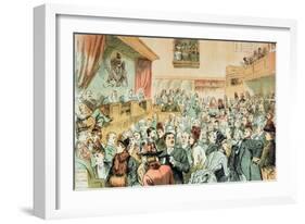 The Commission on Society, from 'St. Stephen's Review Royal Commission Number, Christmas, 1888-Tom Merry-Framed Giclee Print