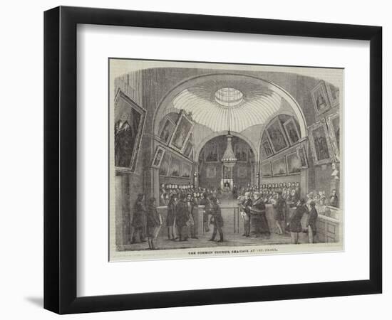 The Common Council Chamber at Guildhall-null-Framed Giclee Print