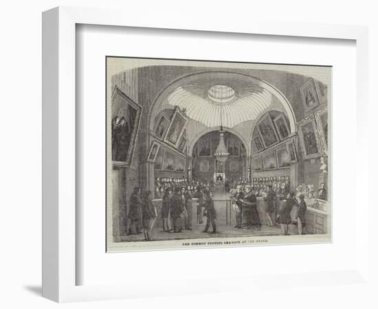 The Common Council Chamber at Guildhall-null-Framed Giclee Print