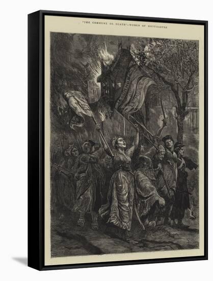 The Commune or Death, Women of Montmartre-Arthur Boyd Houghton-Framed Stretched Canvas