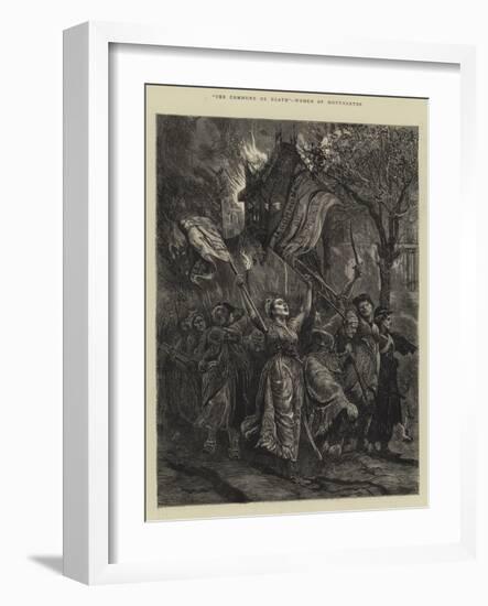 The Commune or Death, Women of Montmartre-Arthur Boyd Houghton-Framed Giclee Print