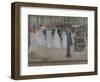 The Communicants, 1923 (Oil on Canvas)-Jules Adler-Framed Giclee Print