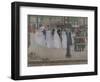 The Communicants, 1923 (Oil on Canvas)-Jules Adler-Framed Giclee Print