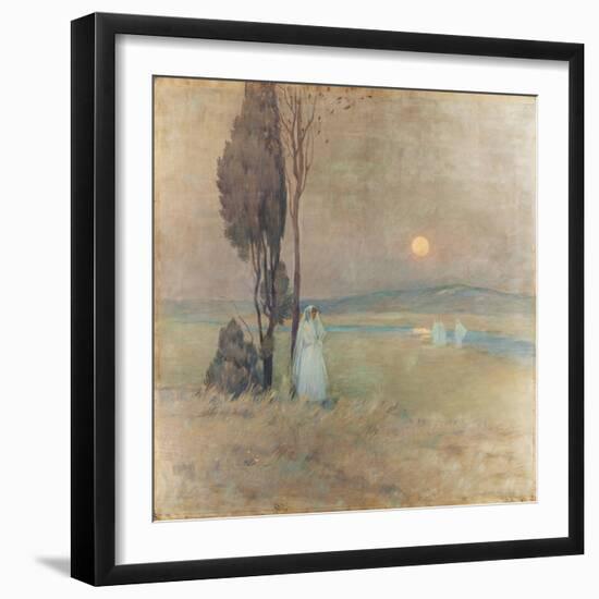 The Communion, 1893-Henri Eugene Augustin Le Sidaner-Framed Premium Giclee Print