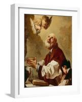 The Communion of Saint Philip Neri-Giuseppe Angeli-Framed Giclee Print