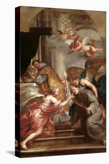 The Communion of St. Bonaventure-Sir Anthony Van Dyck-Stretched Canvas