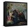 The Communion of St. Rose of Viterbo-Juan Antonio Escalante-Framed Stretched Canvas