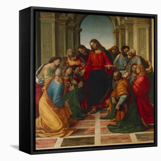 The Communion of the Apostles-Luca Signorelli-Framed Stretched Canvas