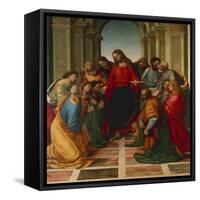 The Communion of the Apostles-Luca Signorelli-Framed Stretched Canvas