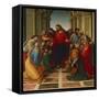 The Communion of the Apostles-Luca Signorelli-Framed Stretched Canvas