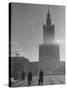 The Communist Palace of Culture and Science Building-Lisa Larsen-Stretched Canvas