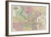 The Compact Portions of Philadelphia and Camden, 1872-Walling & Gray-Framed Art Print