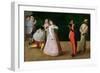 The Compagnia Dei Comici Gelosi with Isabella Andreini Depicted Giving a Performance in Paris-Hieronymus Francken-Framed Giclee Print