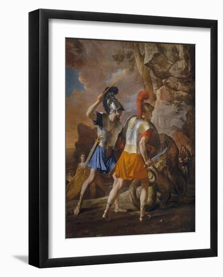 The Companions of Rinaldo, c.1633-Nicolas Poussin-Framed Giclee Print