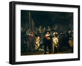 The Company of Frans Banning Cocq and Willem van Ruytenburch-Rembrandt van Rijn-Framed Giclee Print