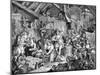 The Company of Strollers by William Hogarth-William Hogarth-Mounted Giclee Print