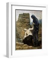 The Compassion, 1887-Pierre Puvis de Chavannes-Framed Giclee Print